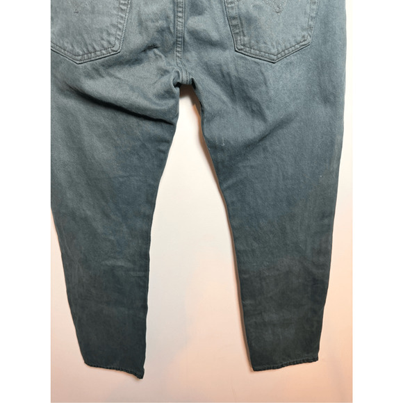 Brand New Levi's 501 Men's 30x30 Green/Blueish Button Fly Straight Leg Jeans - Picture 4 of 8